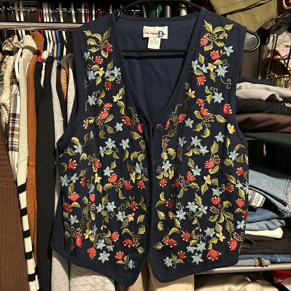 Embroidered Vest